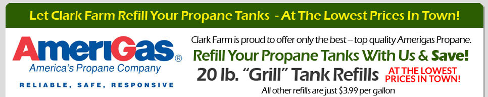 clark farm propane refill services